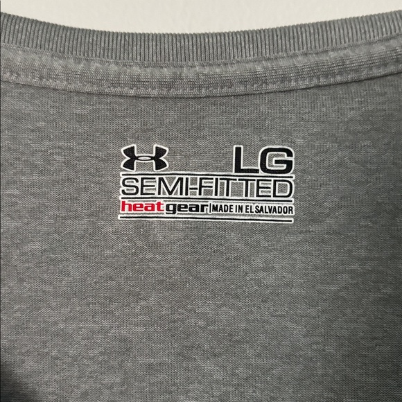 LG Gray Women's U.S. Navy Tee Under Armour - Picture 2 of 5